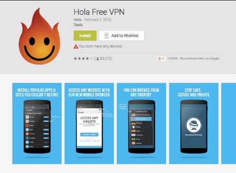 vpn 1 click for android free download